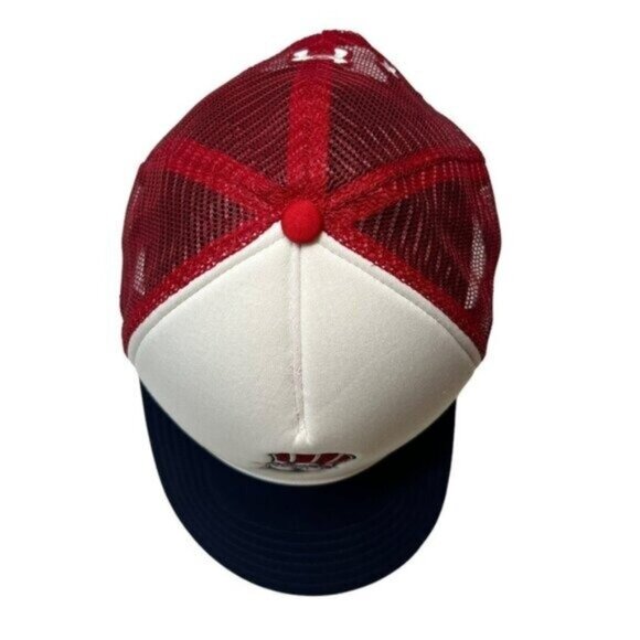 Natty Boh Beer Trucker Hat Cap Snapback 4th of July Rare National Bohemian Uncle - Picture 6 of 9